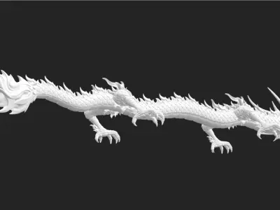 Chinese Dragon 3D print model get