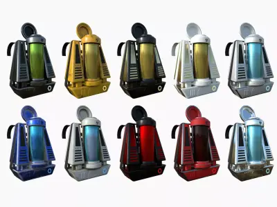 10 SciFi Backpack J Collection - Fashion Character Design