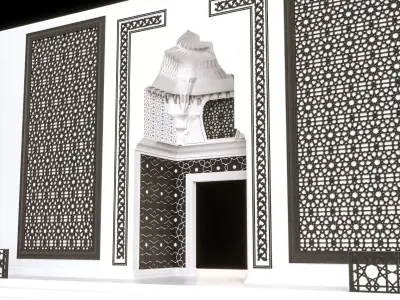 stone gate  3D model