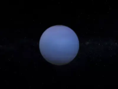Gas Giant Alien Planet 08 Low-poly 3D model