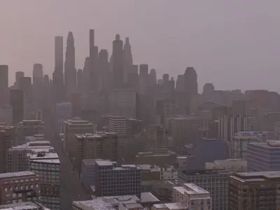 City 57 Low-poly 3D model