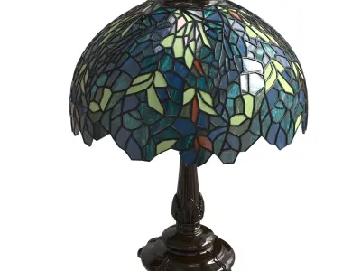 Perigold Meyda Lighting Tiffany  Stained Glass Table Lamp 3D model