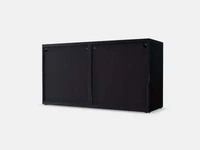 BESTA Storage combination with doors 5 Low-poly 3D model