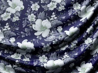 Flowers Fabric - Cloth Texture - Material Pack - SBSAR  Texture