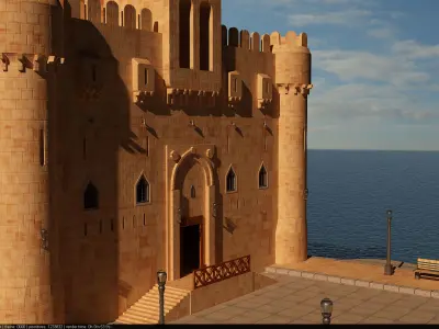 Citadel Qaitbay  3D model