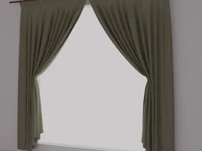 Curtains 3D model