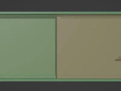 Modern Window  Free low-poly 3D model