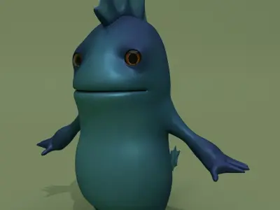 Monster Sweetie Alfred 3D model