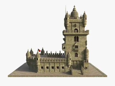 Belem Tower Portugal 3D model