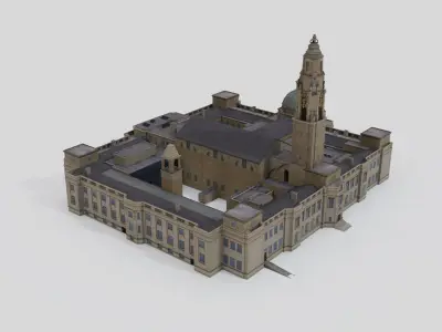Cardiff City Hall 3D model