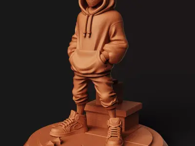 Miles Morales Spider-Man 3D Print  - Spider-Verse STL Free 3D print model