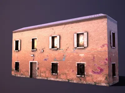 House v1 Low-poly 3D model