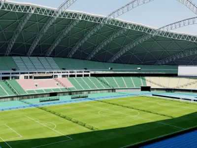 Oita Dome  Stadium - Japan 3D model