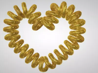 Sci-Fi Shapes Eternal Love 3D model