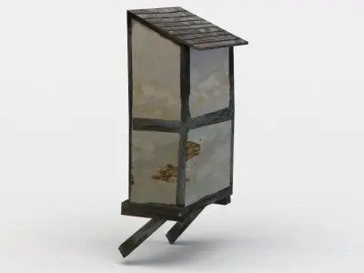 House oriel Low-poly 3D model