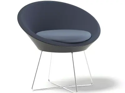 Round Armchair 3D model