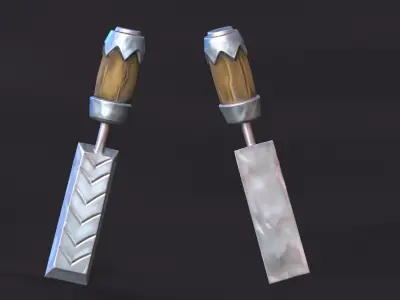 Stylized Tombstones 3D model