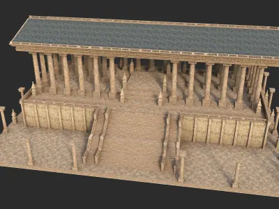 Classic Temple 3D model