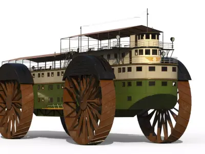 Ship of the desert 3D model