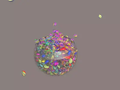 Marble ball 3D model
