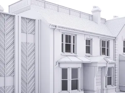 British House Ppiercing Hill 3D model