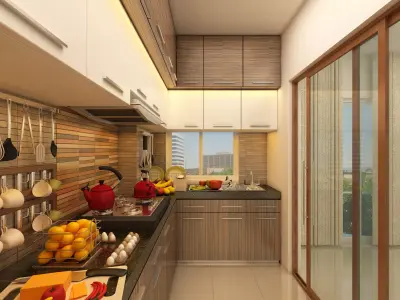 Kitchen Interior  Free 3D model