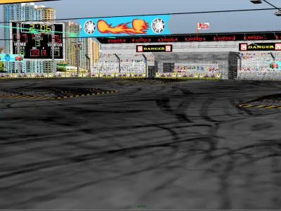 game environment Low-poly 3D model