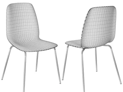 LEIFARNE dining chair - light 3D model