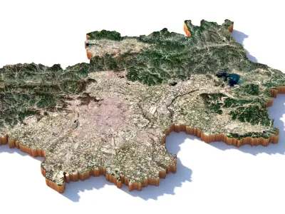 Beijing City China 3D model