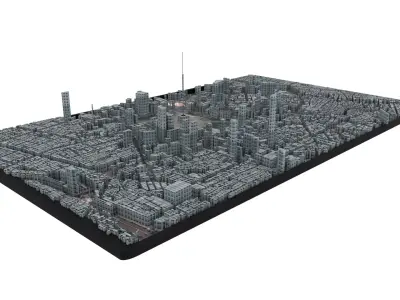 City of Cakarta 3D model