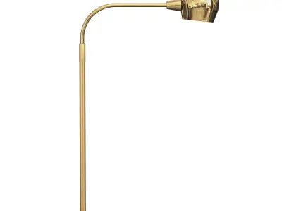 Sergio Asti Candle Floor Lamp 1960 3D model