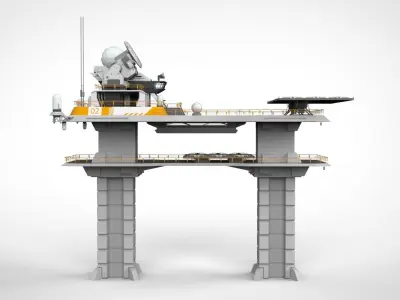 radar platform 2 3D model