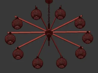 Carmella Globe PENDANT 10 3D model