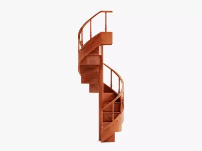 -Library Staircase- 3D model