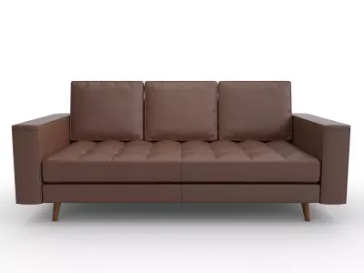 Modern 3 Seater Sofa 3D model