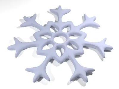 Snowflake - Type 3 3D model