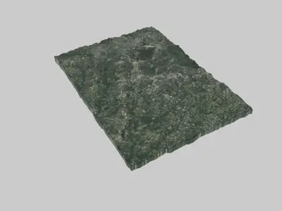 Raleigh City Low-poly 3D model