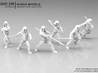 Ancient Dark Acolytes 3D print model