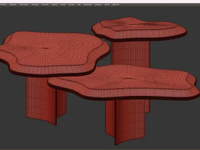 GEORGIA Low-poly 3D model