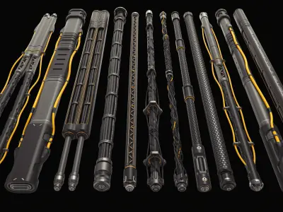 Cables and Wires set 3D model