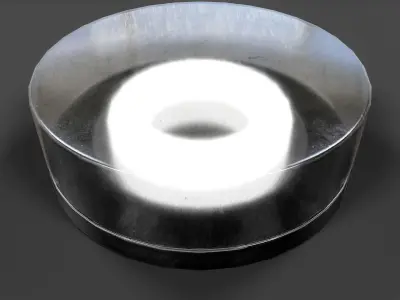 Bathroom Ceiling Light V01 - Low Poly Low-poly 3D model