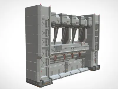 Sci Fi Modular Environment 5 3D model