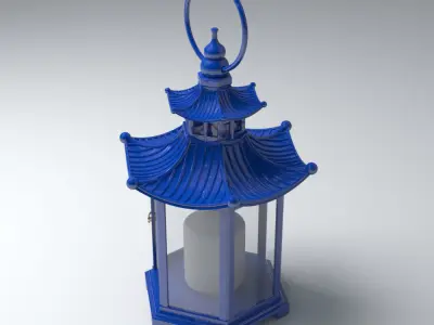 PAGODA LAMP 3D model