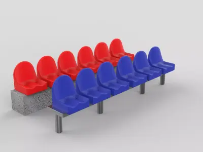Stadium Seat  3D model