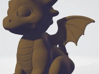 dargon or baby dargon bar 3D print model