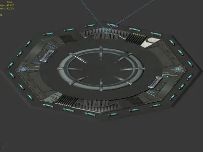 Upgrade platform surface 3D model