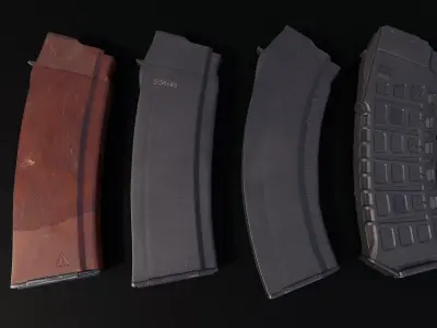  4 Gun Magazine AK Rifle 