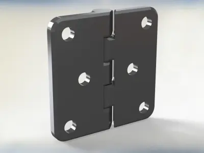 40x40mm Hinge Free 3D print model