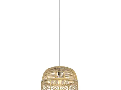 QAZQA - Michelle pendant rattan lamp 3D model