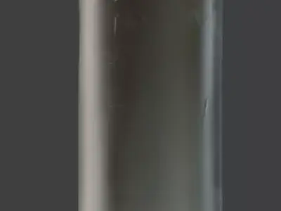 Industrial Steel Bollard 3D Model Free low-poly 3D model